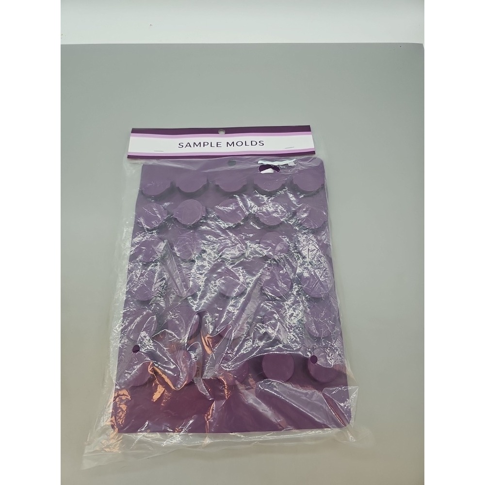 Scentsy Set of Two Purple Wax‎ Bar Logo Shaped Silicone Molds New
